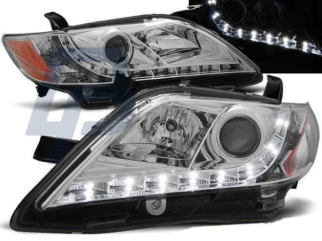 HEADLIGHTS TOYOTA CAMRY 6 XV40 06-09 DAYLIGHT CHROME - 2
