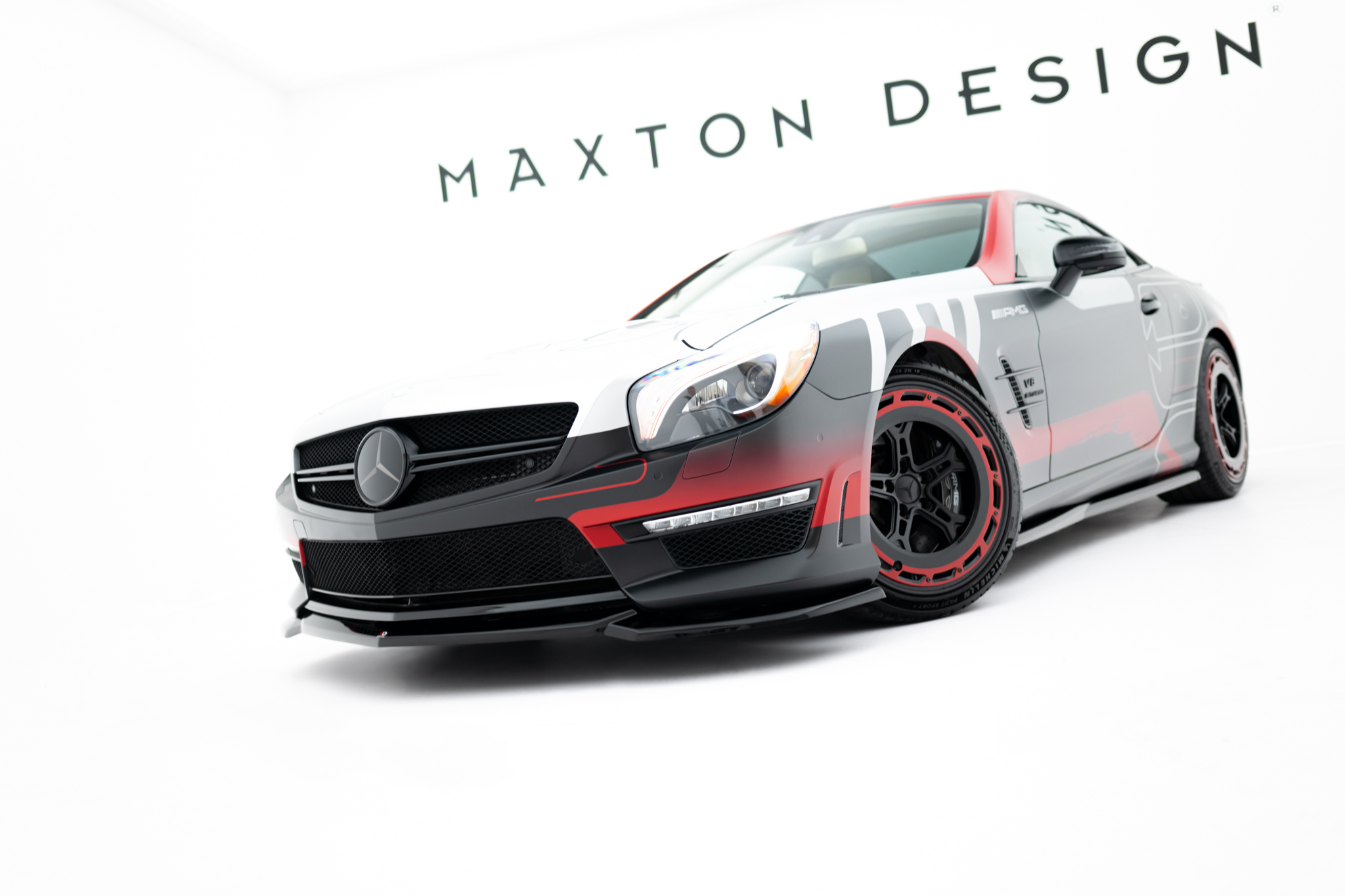 FRONT SPLITTER V.2 SUITABLE FOR MERCEDES-BENZ SL 63 AMG R231 – MAXTON DESIGN - 2