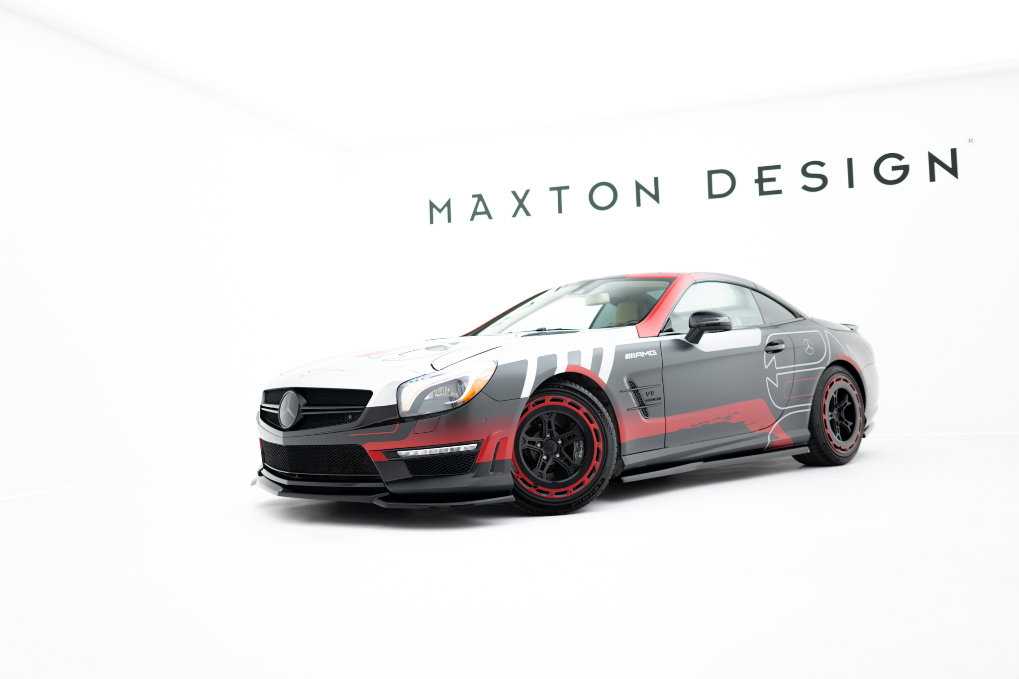 FRONT SPLITTER V.2 SUITABLE FOR MERCEDES-BENZ SL 63 AMG R231 – MAXTON DESIGN - 3