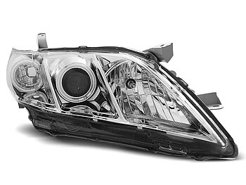 HEADLIGHTS TOYOTA CAMRY 6 XV40 06-09 ANGEL EYES CHROME