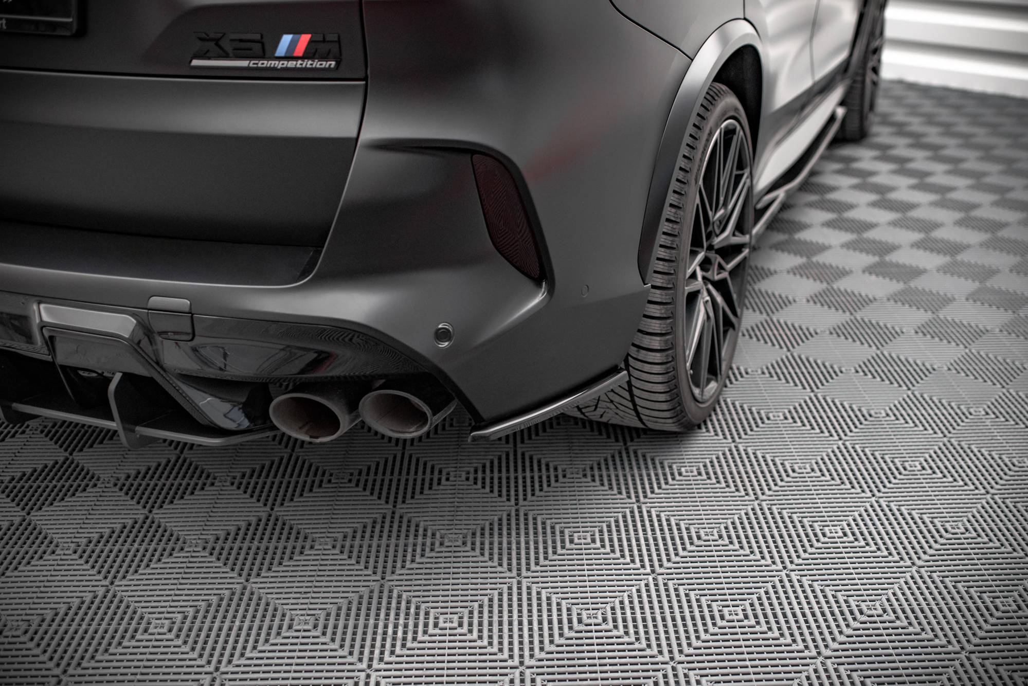 Rear Side Splitters BMW X5M F95 - 2