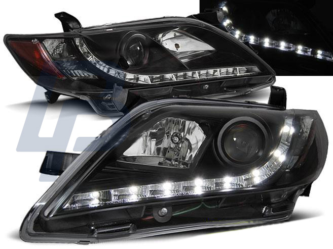 HEADLIGHTS TOYOTA CAMRY 6 XV40 06-09 DAYLIGHT BLACK - 2