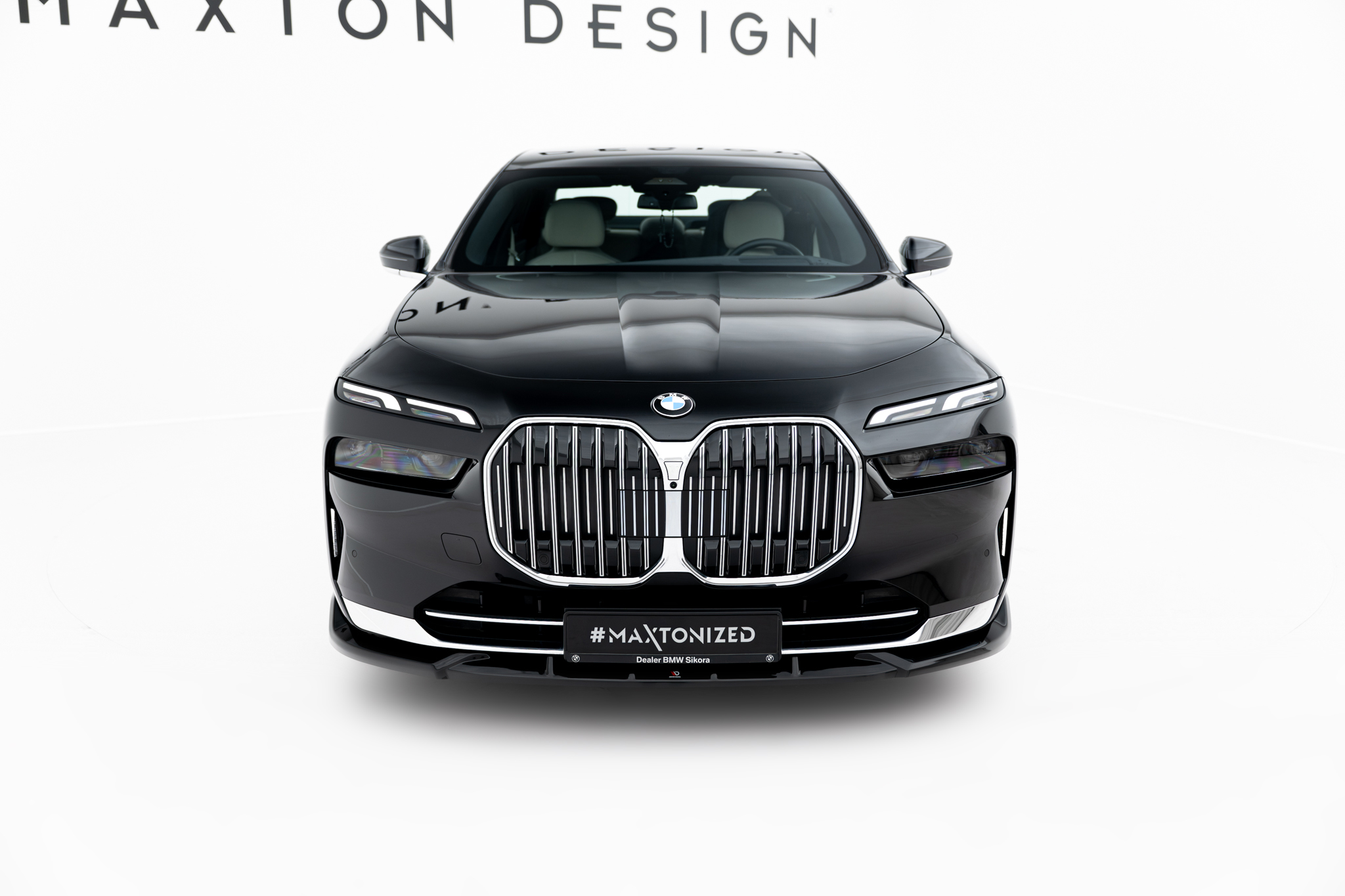 FRONT SPLITTER V.1 SUITABLE FOR BMW 7 G70 – MAXTON DESIGN - 2