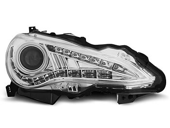 HEADLIGHTS TOYOTA GT86 12- CHROME TRU DRL