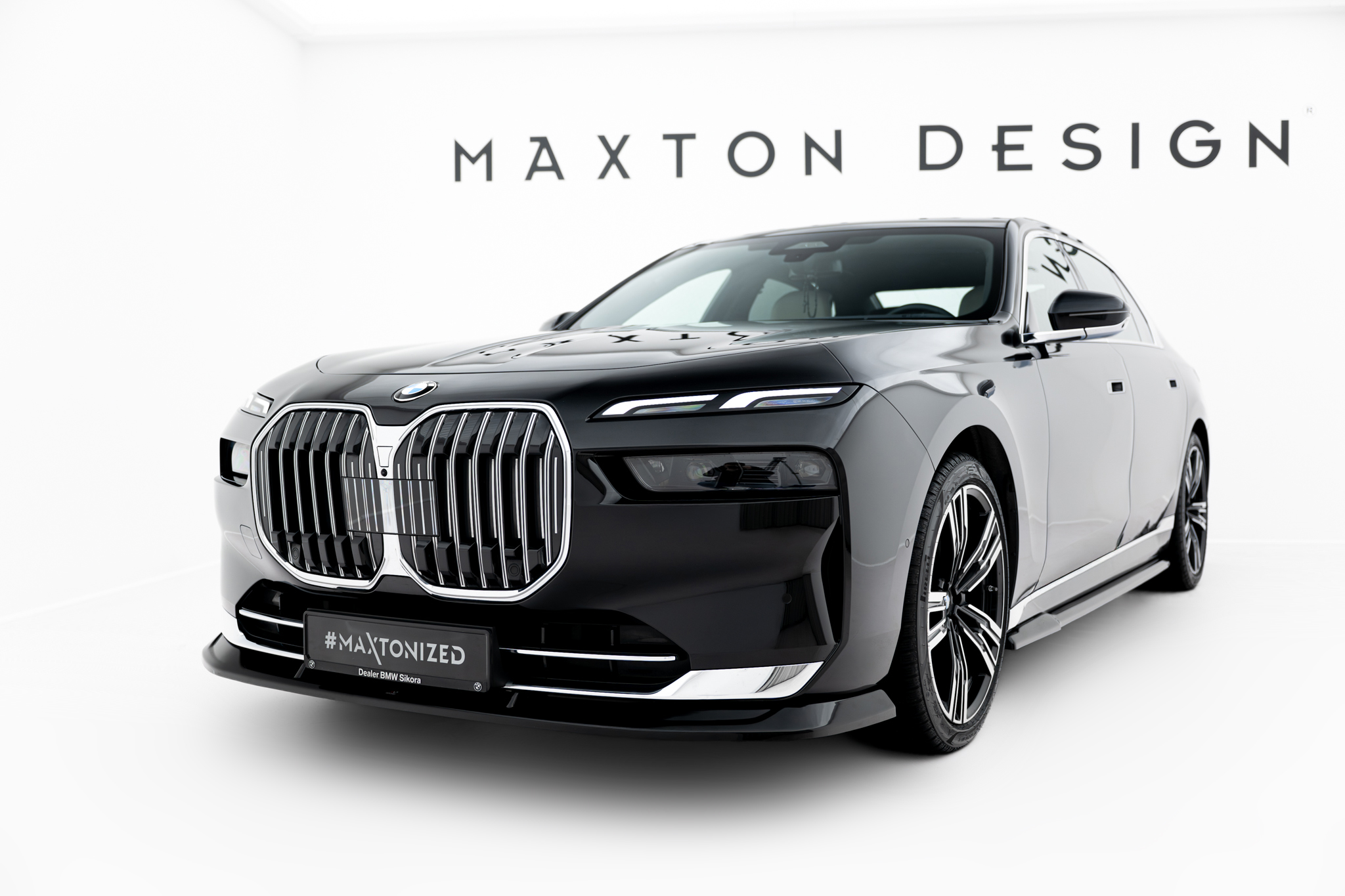 FRONT SPLITTER V.2 SUITABLE FOR BMW 7 G70 – MAXTON DESIGN - 4