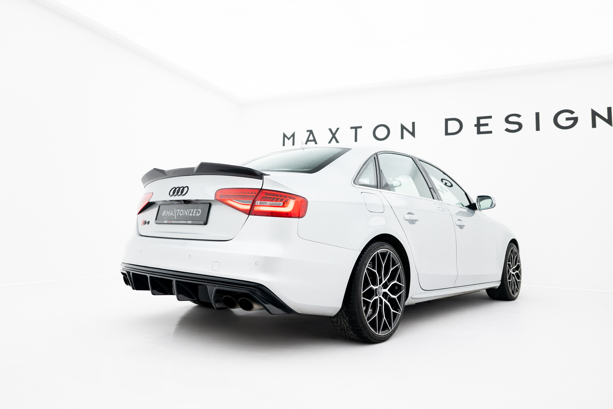 SPOILER CAP 3D SUITABLE FOR AUDI S4 SEDAN B8 FACELIFT – MAXTON DESIGN - 3