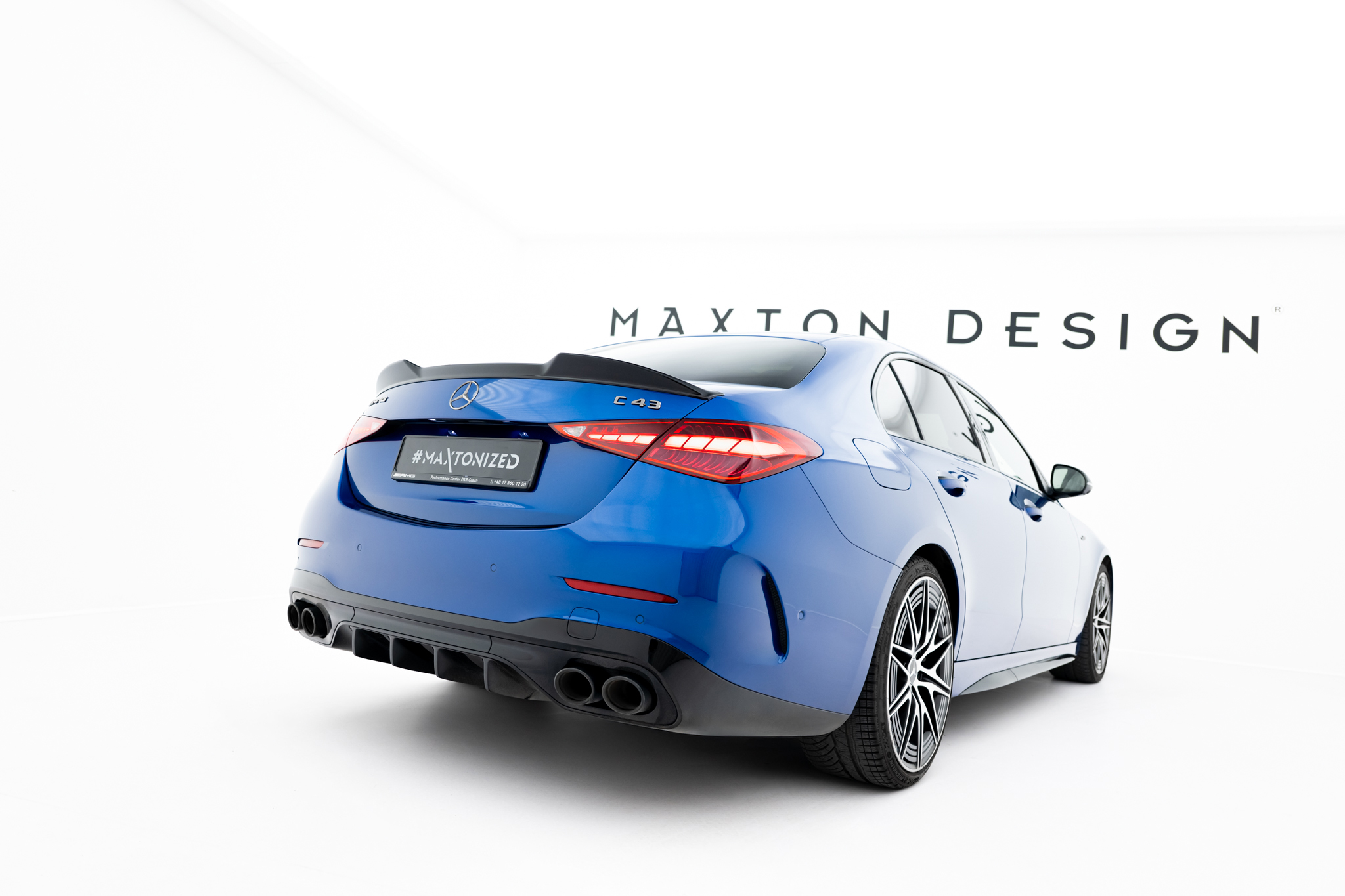SPOILER CAP 3D SUITABLE FOR MERCEDES-AMG C 43 / AMG-LINE SEDAN W206 – MAXTON DESIGN - 3