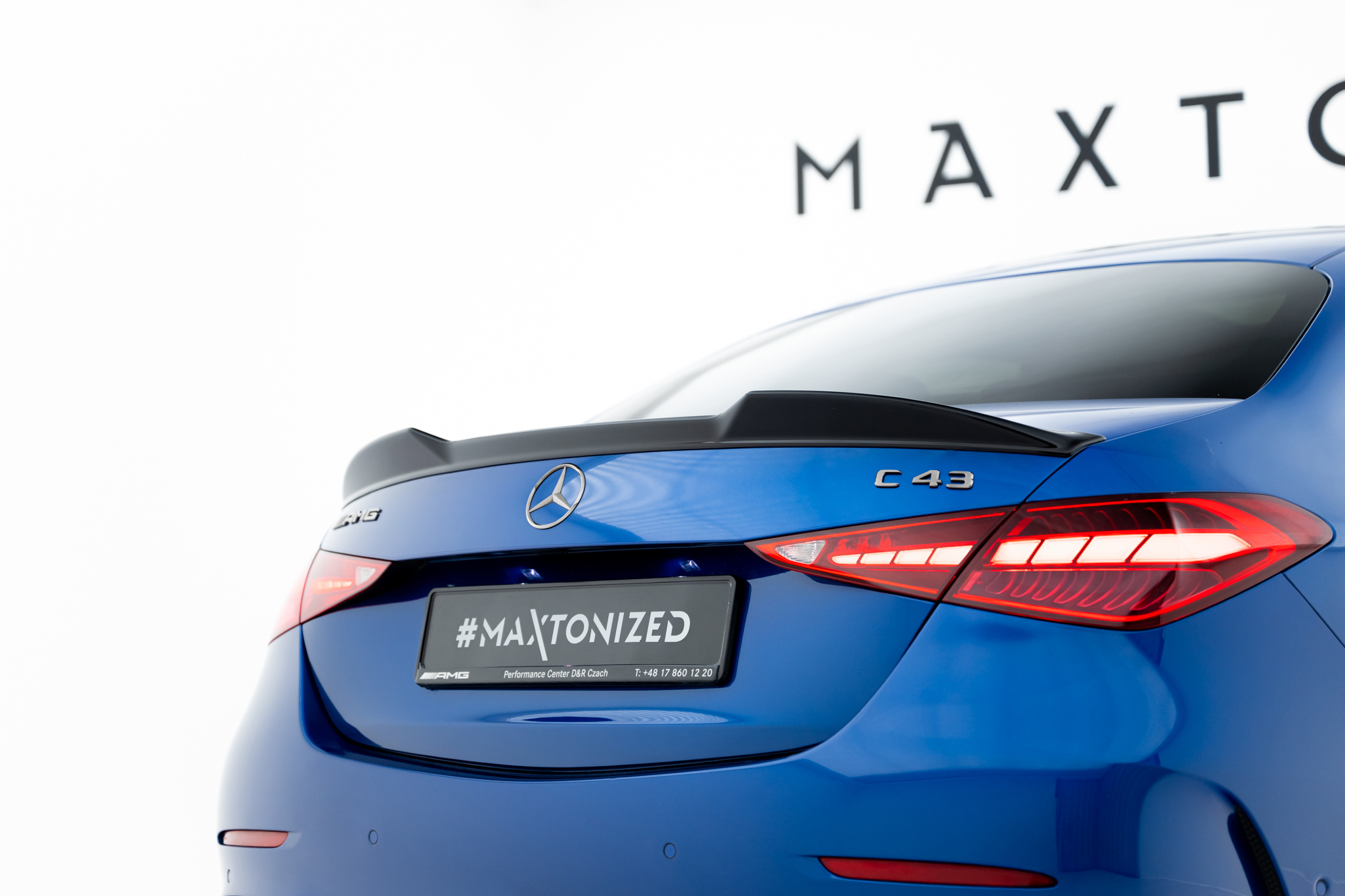 SPOILER CAP 3D SUITABLE FOR MERCEDES-AMG C 43 / AMG-LINE SEDAN W206 – MAXTON DESIGN - 6