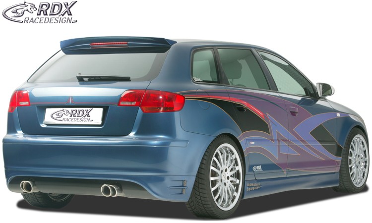 REAR BUMPER EXTENSION AUDI A3 SPORTBACK -2008 "SINGLEFRAME"