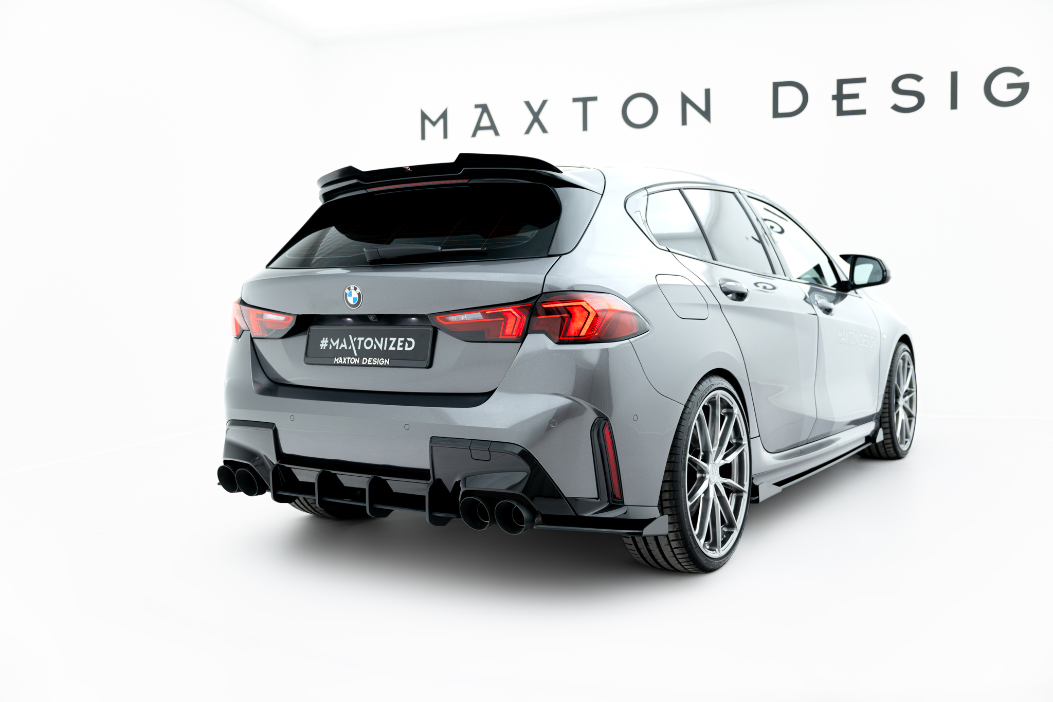 STREET PRO REAR DIFFUSER SUITABLE FOR BMW M135I F70 – MAXTON DESIGN