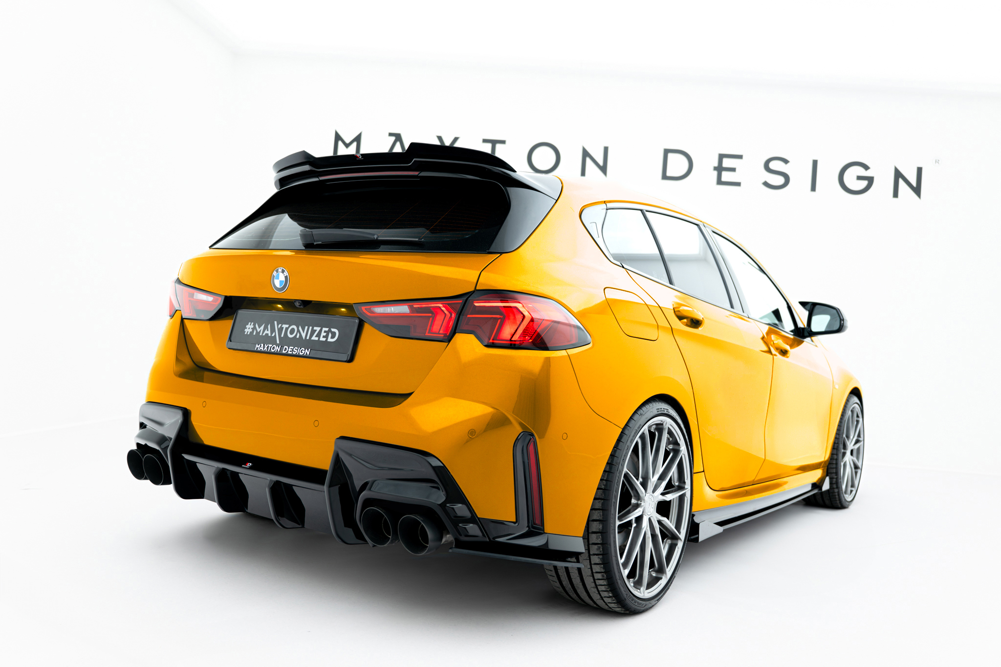 STREET PRO REAR SIDE SPLITTERS V.2 SUITABLE FOR BMW 1 M-PACK F70 – MAXTON DESIGN
