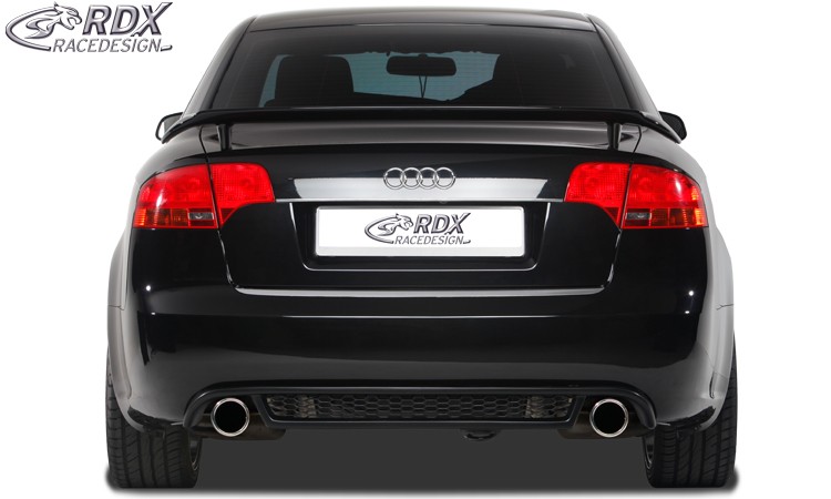 REAR BUMPER EXTENSION AUDI A4 B7 (CENTER PART) "RS4-LOOK" - 3