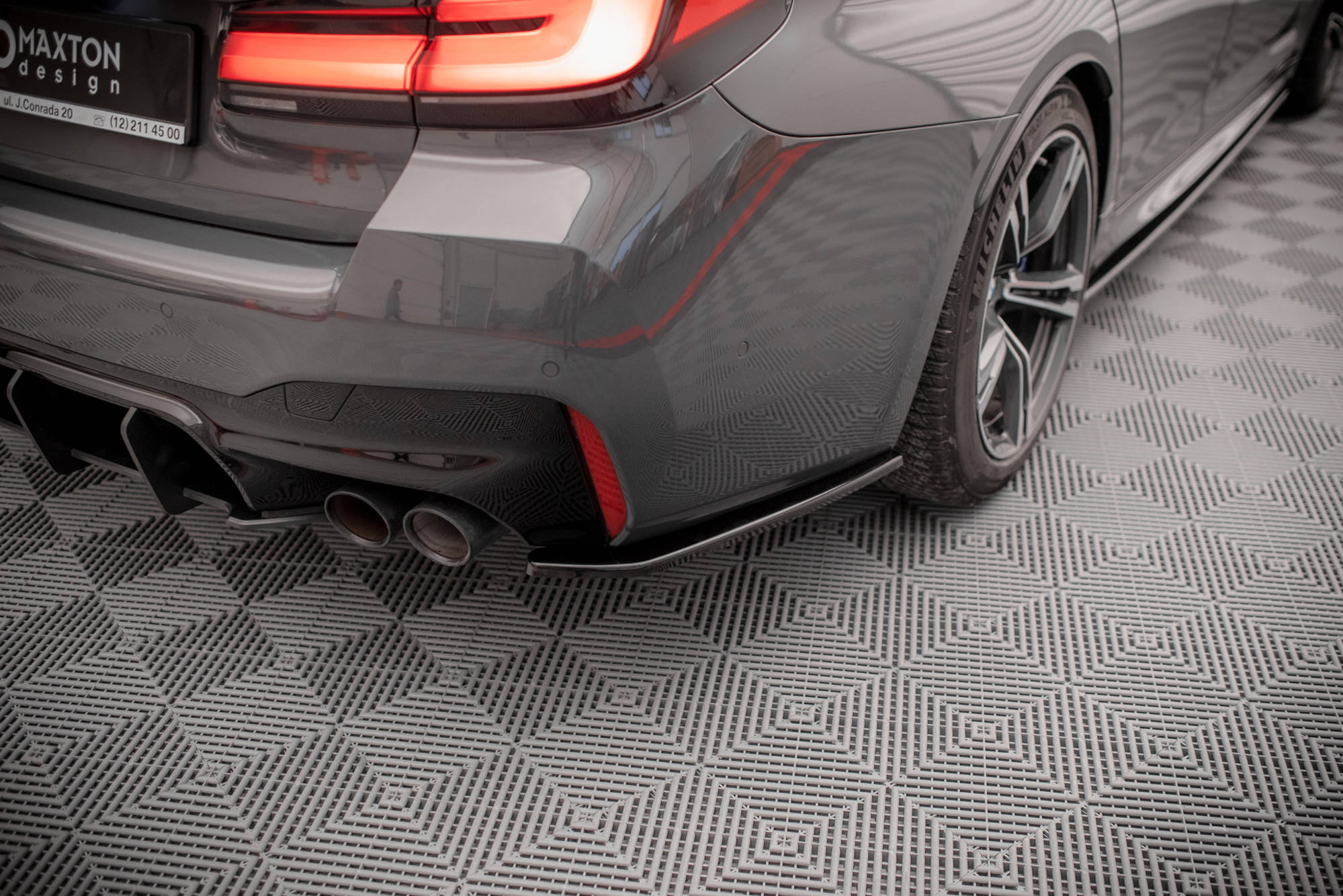 Rear Side Splitters BMW M5 F90 - 2