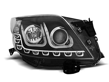 STRÅLKASTARE TOYOTA LAND CRUISER 150 09- TUBE LIGHT SVARTA