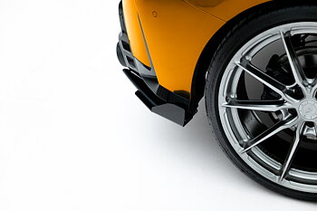 STREET PRO REAR SIDE SPLITTERS V.2 + FLAPS SUITABLE FOR BMW 1 M-PACK F70 – MAXTON DESIGN