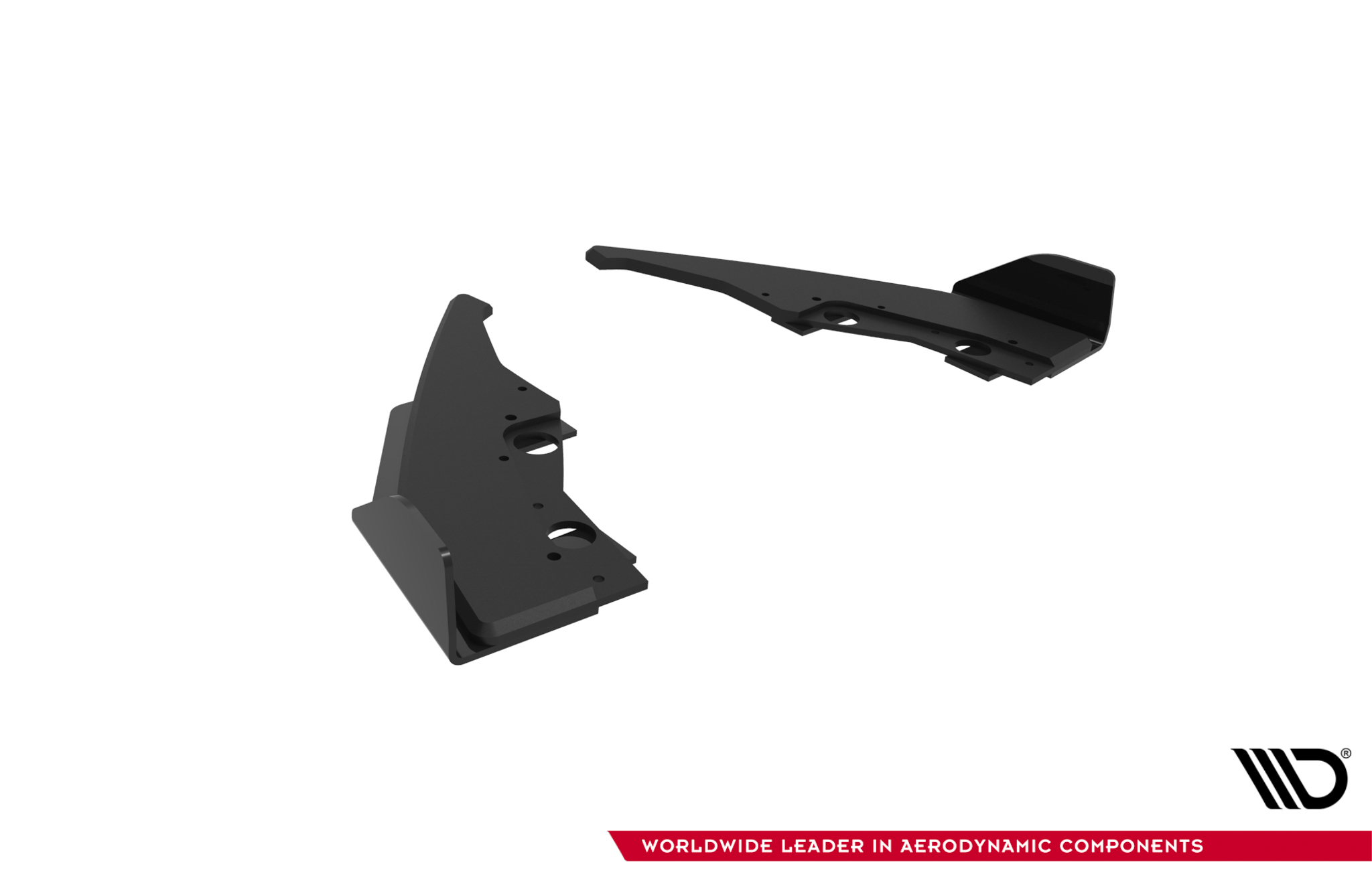 STREET PRO REAR SIDE SPLITTERS V.2 + FLAPS SUITABLE FOR BMW 1 M-PACK F70 – MAXTON DESIGN - 2