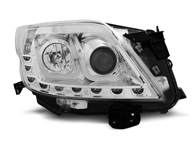 HEADLIGHTS TOYOTA LAND CRUISER 150 09- TUBE LIGHT CHROME
