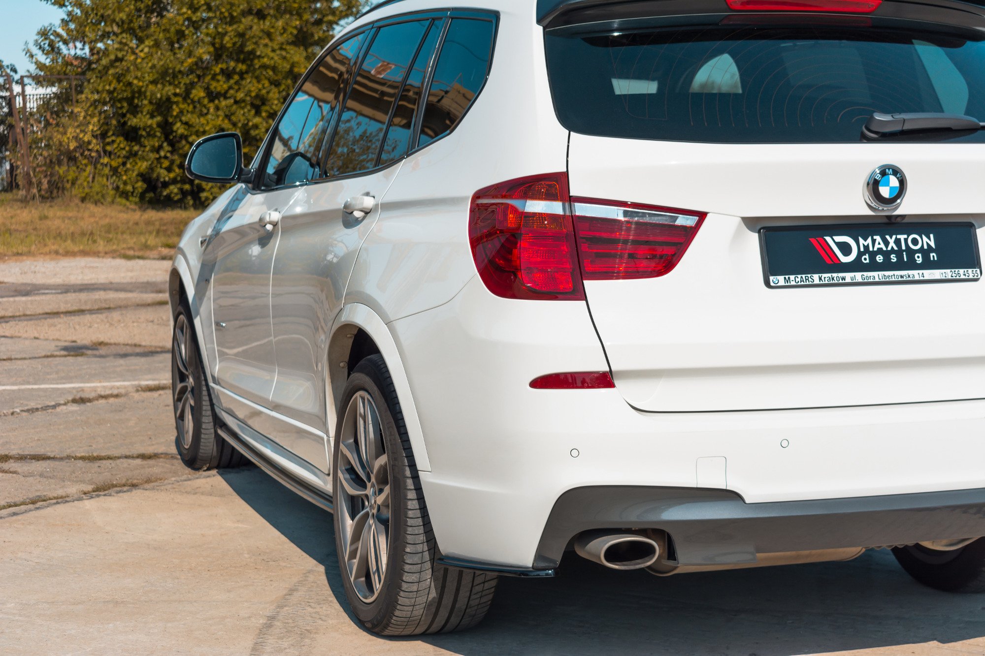Rear Side Splitters Bmw X3 F25 M-pack Facelift (2014-2017) - 2