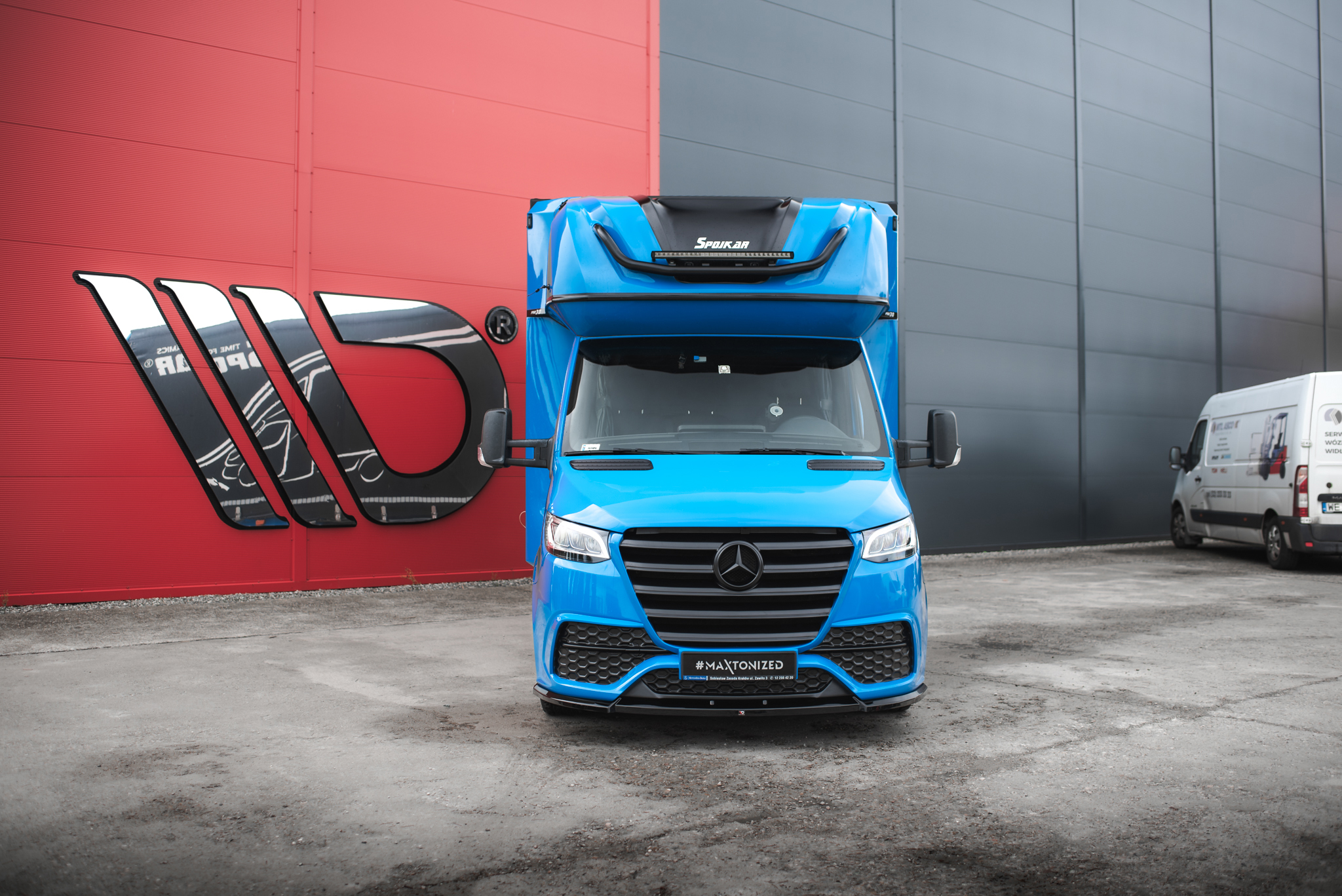 FRONT BUMPER + SPLITTER SUITABLE FOR MERCEDES-BENZ SPRINTER MK3 – MAXTON DESIGN - 4