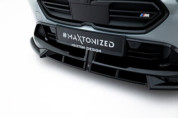 FRONT SPLITTER V.2 SUITABLE FOR BMW M135I M PERFORMANCE F70 – MAXTON DESIGN