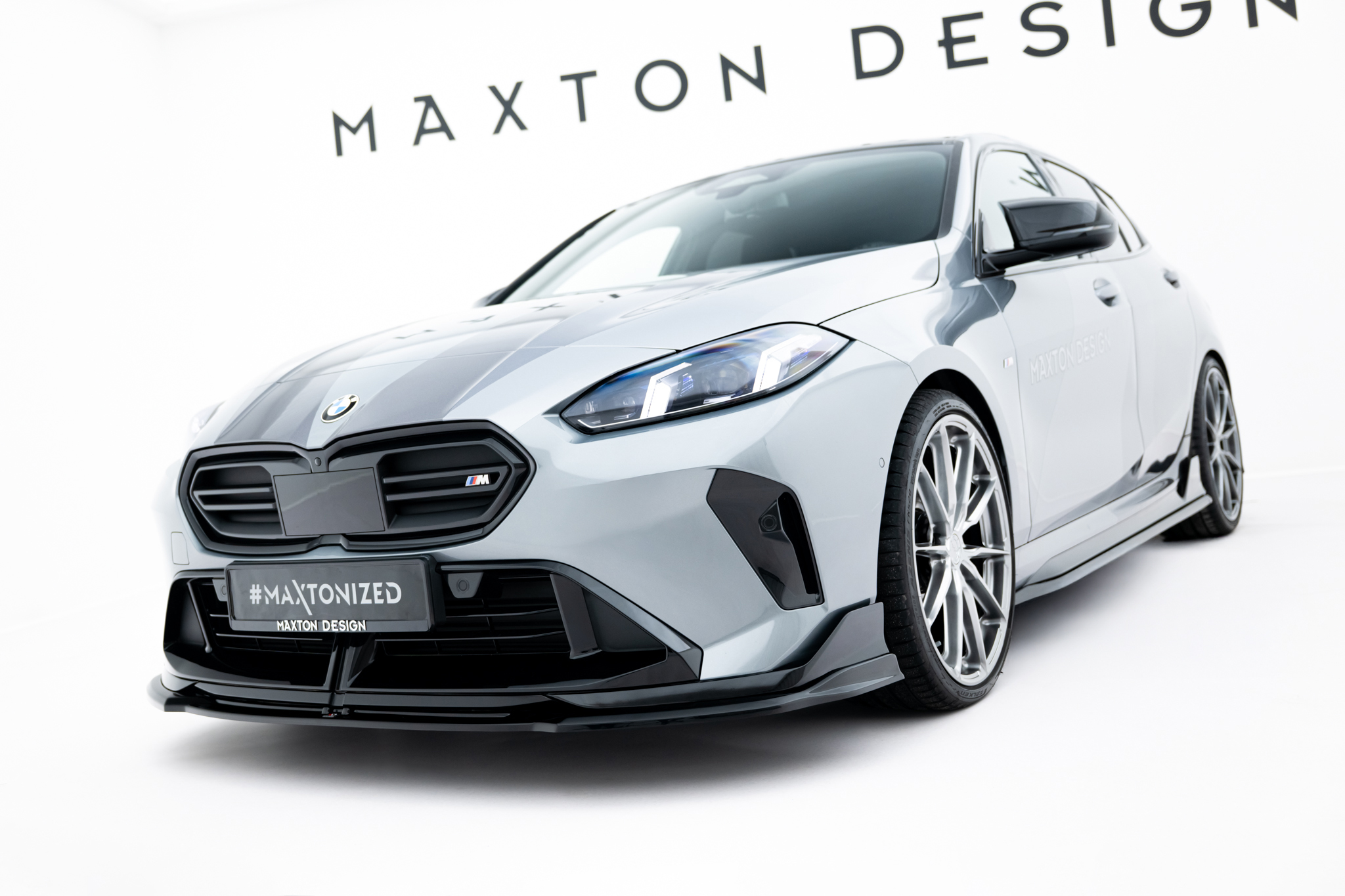 FRONT SPLITTER V.3 SUITABLE FOR BMW M135I M PERFORMANCE F70 – MAXTON DESIGN