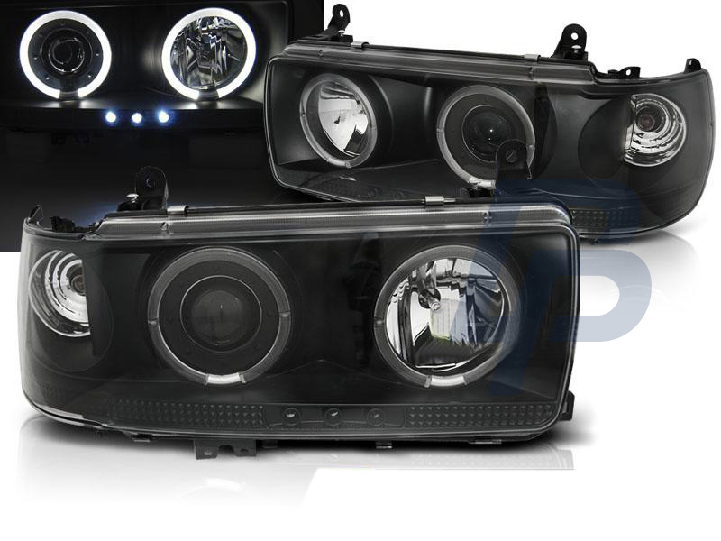 HEADLIGHTS TOYOTA LAND CRUISER FJ 80 90-97 BLACK - 5