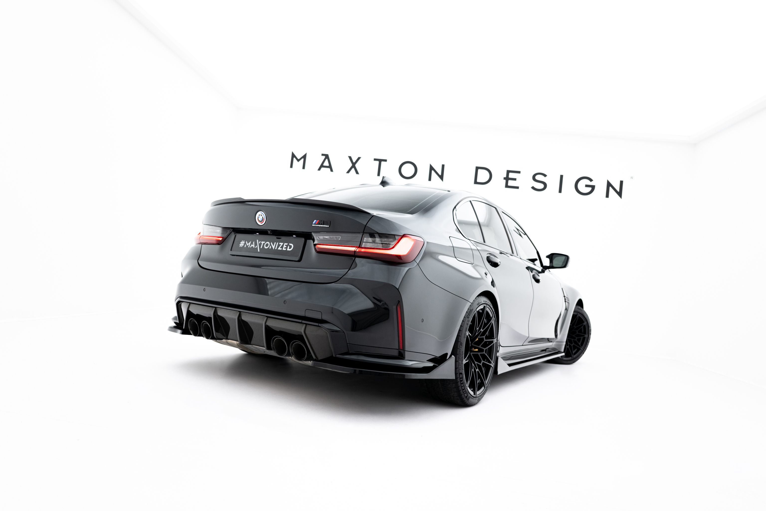 REAR SIDE SPLITTERS V.5 SUITABLE FOR BMW M3 SEDAN / TOURING G80 / G81 – MAXTON DESIGN - 7
