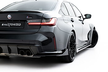 REAR SIDE SPLITTERS V.5 SUITABLE FOR BMW M3 SEDAN / TOURING G80 / G81 – MAXTON DESIGN