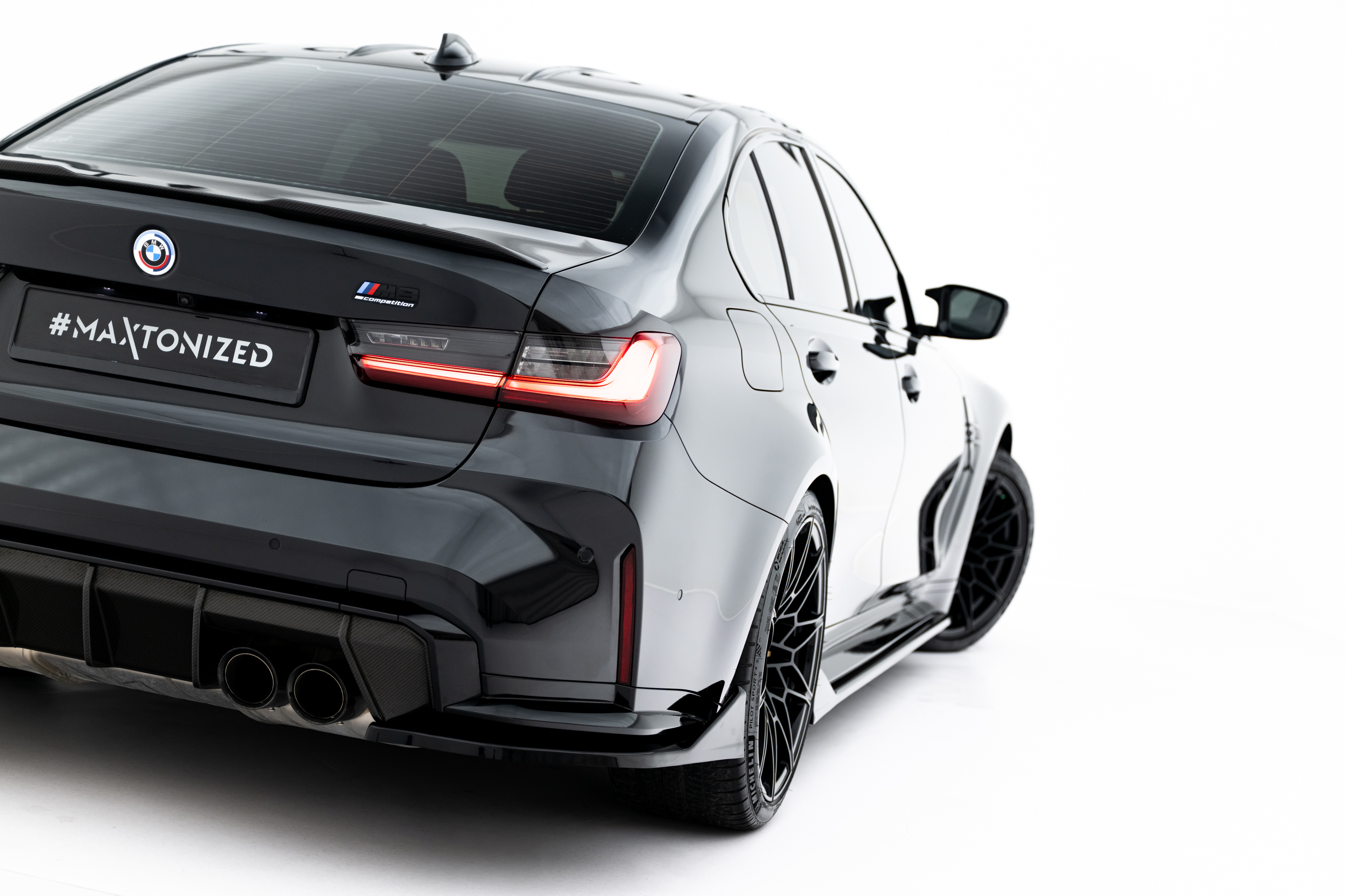 REAR SIDE SPLITTERS V.5 SUITABLE FOR BMW M3 SEDAN / TOURING G80 / G81 – MAXTON DESIGN - 4
