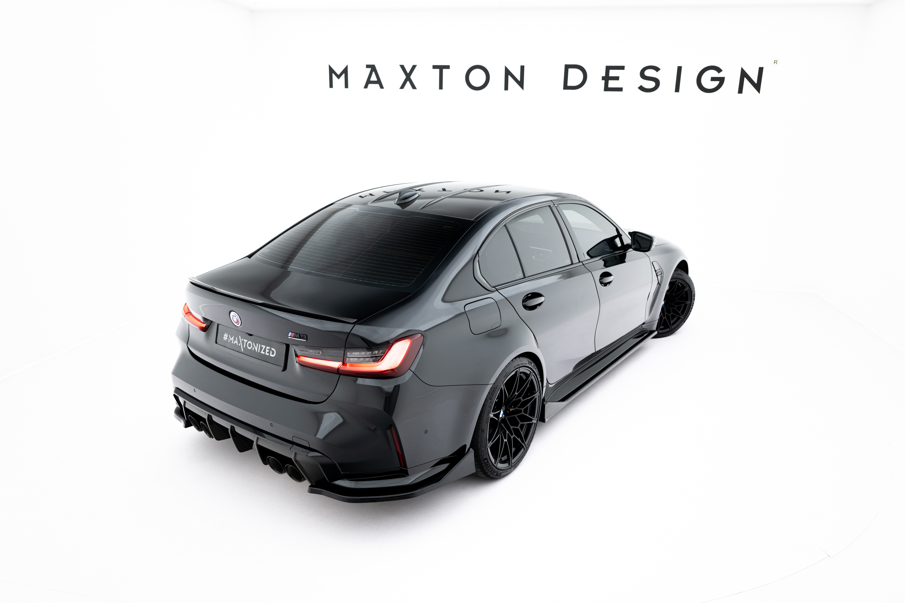 REAR SIDE SPLITTERS V.5 SUITABLE FOR BMW M3 SEDAN / TOURING G80 / G81 – MAXTON DESIGN