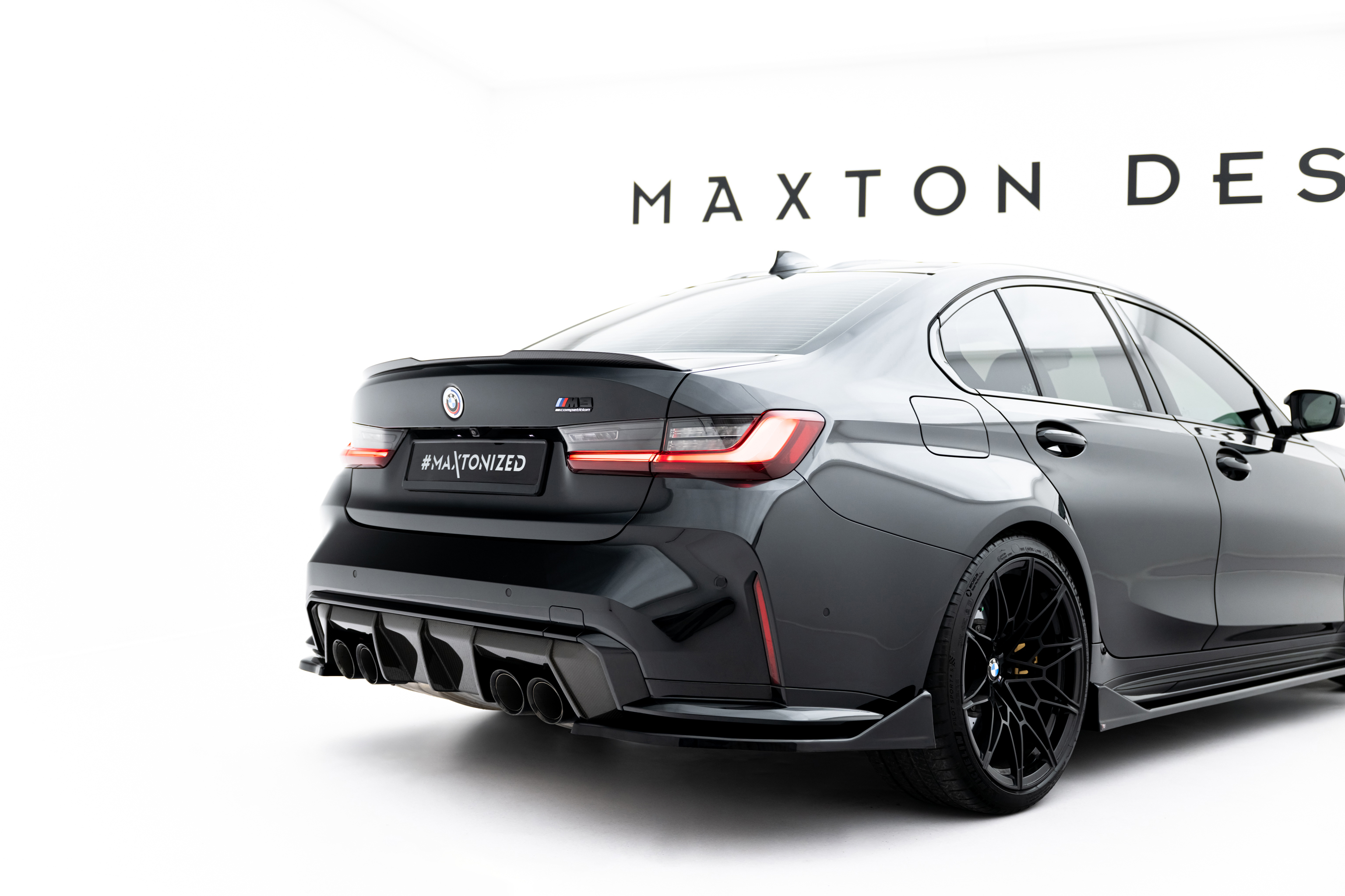 REAR SIDE SPLITTERS V.5 SUITABLE FOR BMW M3 SEDAN / TOURING G80 / G81 – MAXTON DESIGN - 8