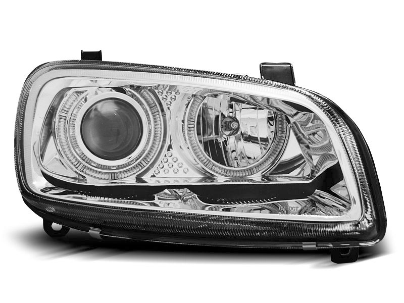 HEADLIGHTS TOYOTA RAV4 06.94-06.00 ANGEL EYES CHROME