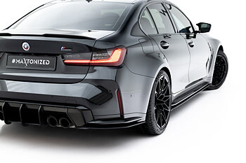 STREET PRO REAR SIDE SPLITTERS V.3 SUITABLE FOR BMW M3 SEDAN / TOURING G80 / G81 – MAXTON DESIGN