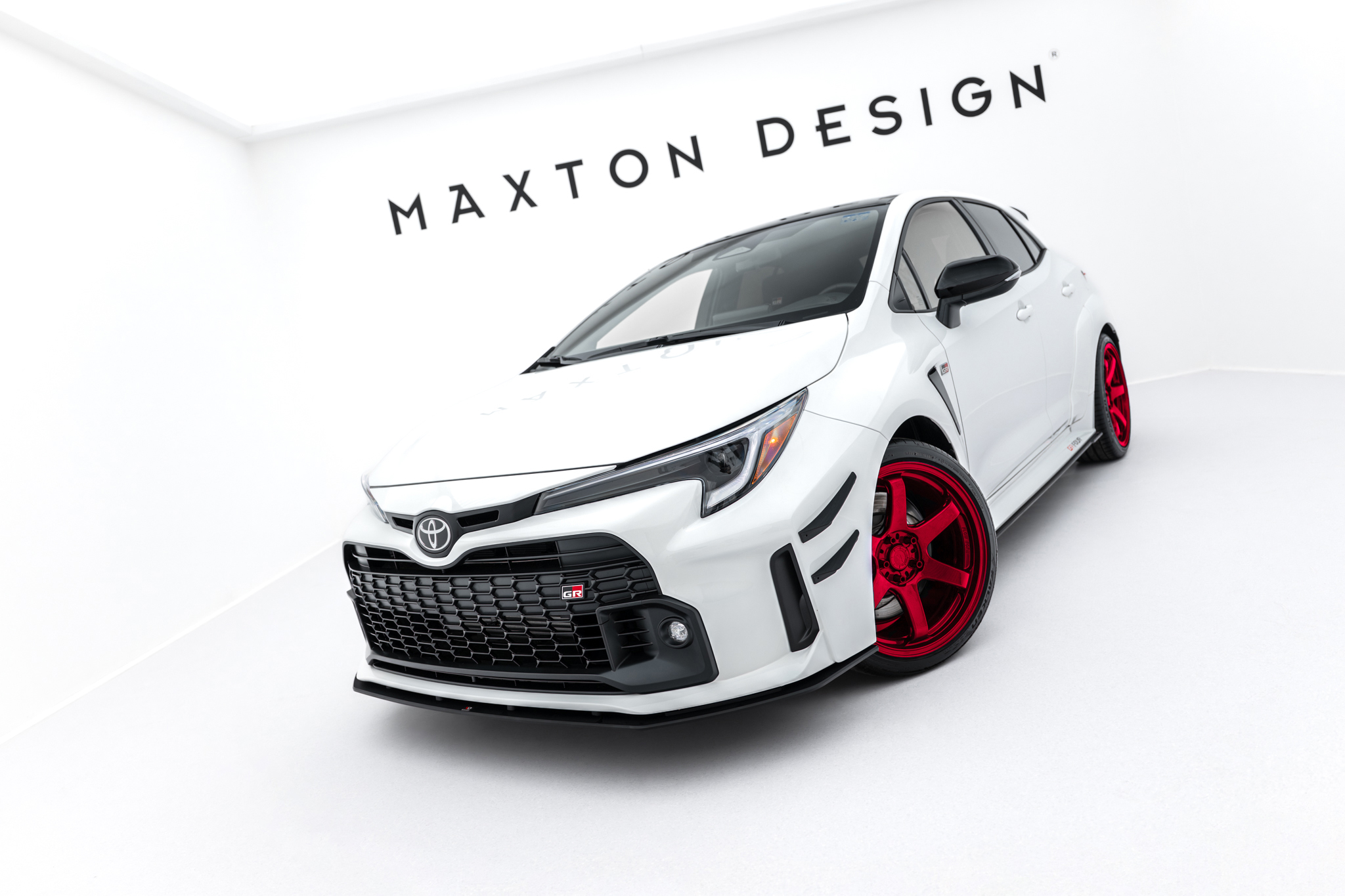 STREET PRO FRONT SPLITTER SUITABLE FOR TOYOTA GR COROLLA MK12 – MAXTON DESIGN - 4