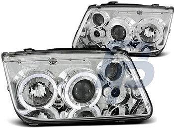 HEADLIGHTS VW BORA 09.98-07.05 CHROME