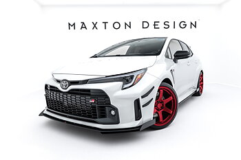 STREET PRO FRONT SPLITTER + FLAPS SUITABLE FOR TOYOTA GR COROLLA MK12 – MAXTON DESIGN