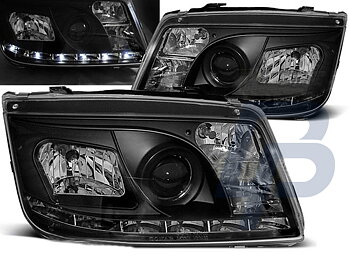 HEADLIGHTS VW BORA 09.98-05.05 DAYLIGHT BLACK