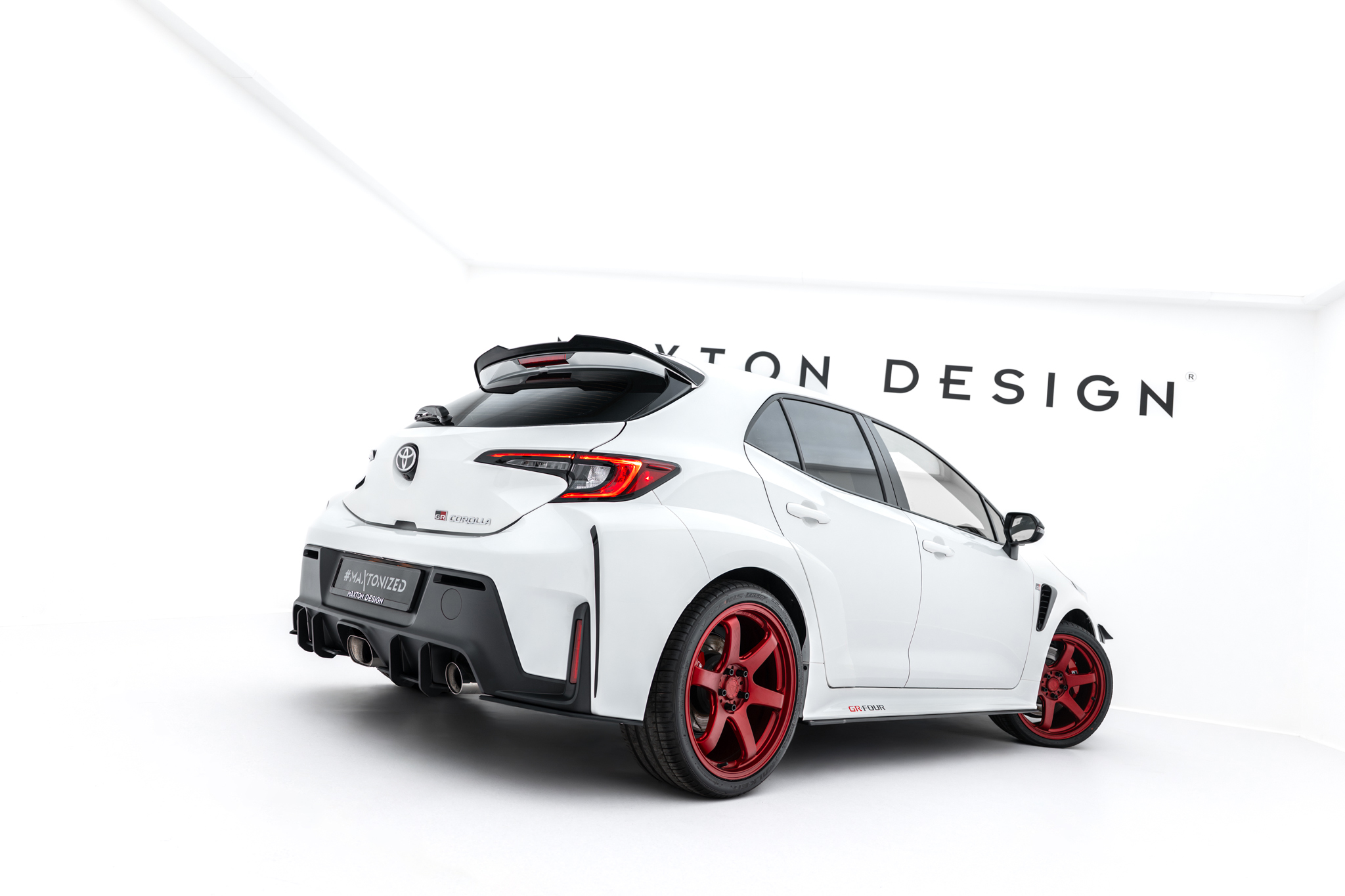 STREET PRO REAR SIDE SPLITTERS SUITABLE FOR TOYOTA GR COROLLA MK12 – MAXTON DESIGN - 5