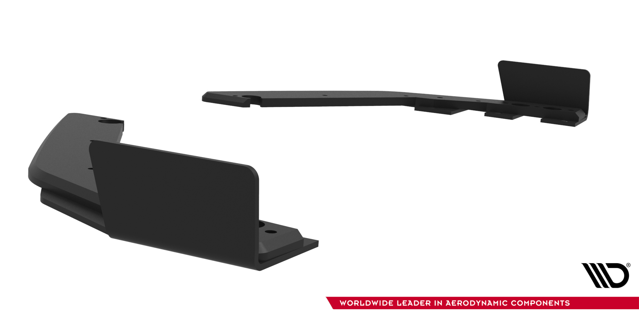 STREET PRO REAR SIDE SPLITTERS + FLAPS SUITABLE FOR TOYOTA GR COROLLA MK12 – MAXTON DESIGN - 2