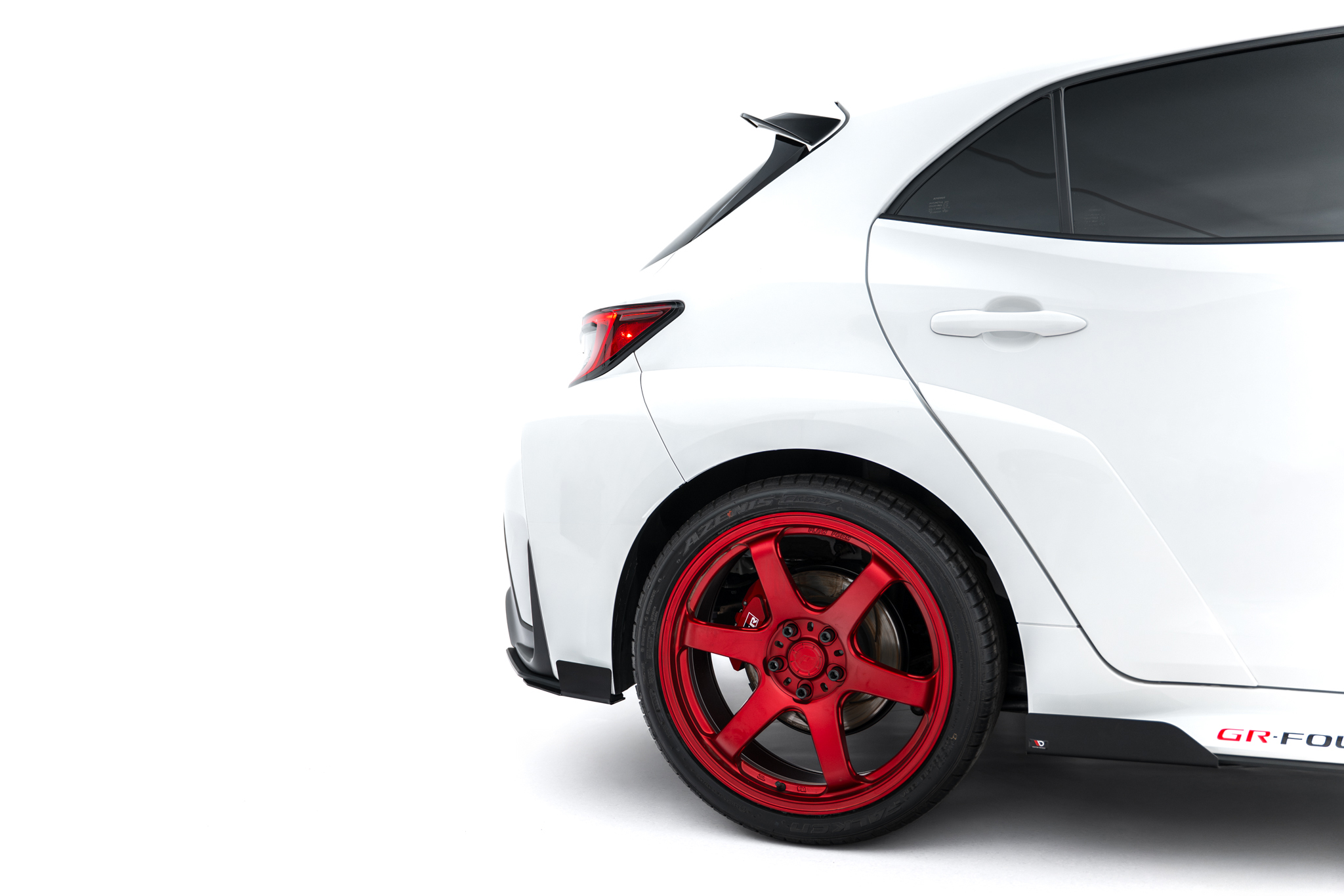 STREET PRO REAR SIDE SPLITTERS + FLAPS SUITABLE FOR TOYOTA GR COROLLA MK12 – MAXTON DESIGN - 6