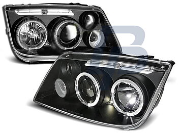 HEADLIGHTS VW BORA 09.98-07.05 BLACK