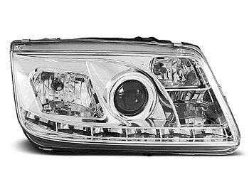 HEADLIGHTS VW BORA 09.98-05.05 DAYLIGHT CHROME