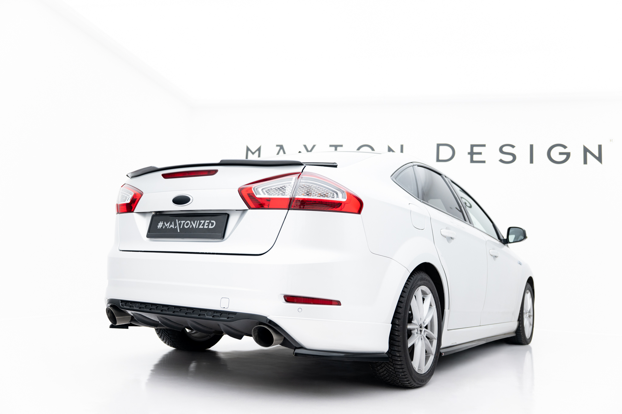 REAR SIDE SPLITTERS SUITABLE FOR FORD MONDEO ST-LINE SEDAN MK4 FACELIFT – MAXTON DESIGN - 3