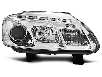 HEADLIGHTS VW TOURAN 02.03-10.06 / CADDY DAYLIGHT CHROME