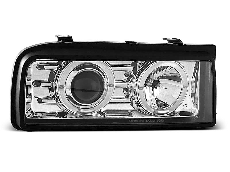 HEADLIGHTS VW CORRADO 88-95 ANGEL EYES CHROME