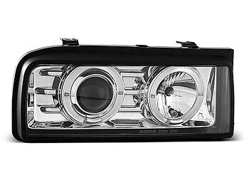 HEADLIGHTS VW CORRADO 88-95 ANGEL EYES CHROME