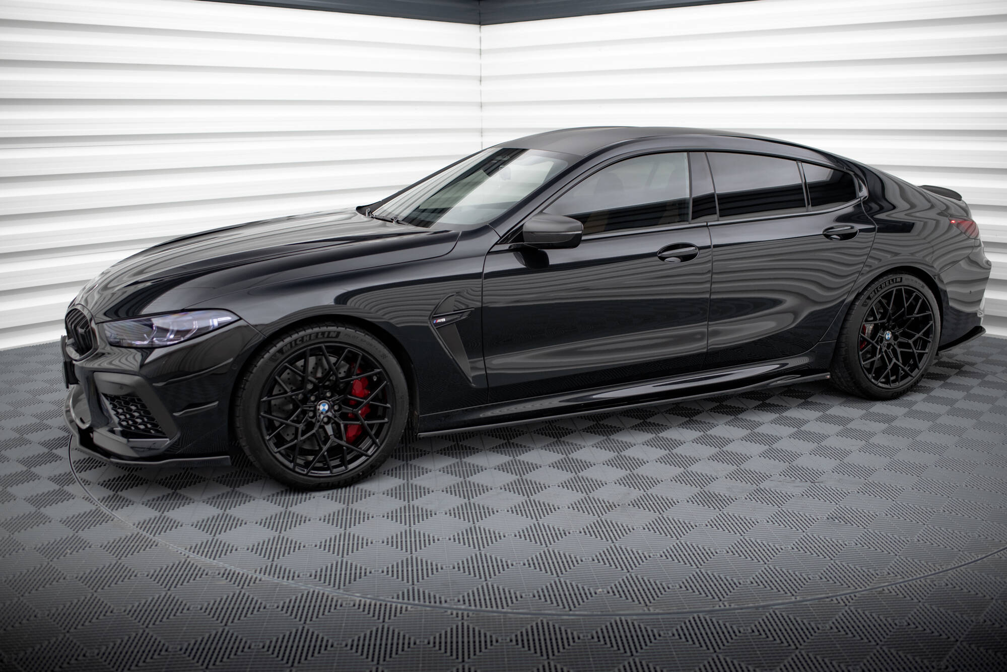 Side Skirts Diffusers V.2 BMW M8 Gran Coupe F93 / 8 Gran Coupe M-Pack G16 - 2