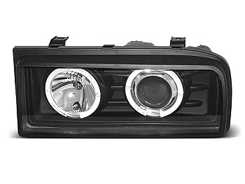 HEADLIGHTS VW CORRADO 88-95 ANGEL EYES BLACK