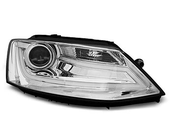 HEADLIGHTS VW JETTA VI 1.11- TUBE LIGHT CHROME