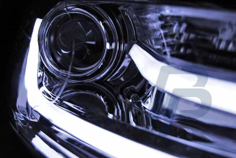 HEADLIGHTS VW JETTA VI 1.11- TUBE LIGHT CHROME - 3